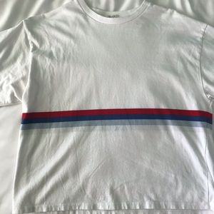 Brandy Melville striped tee❤️💙